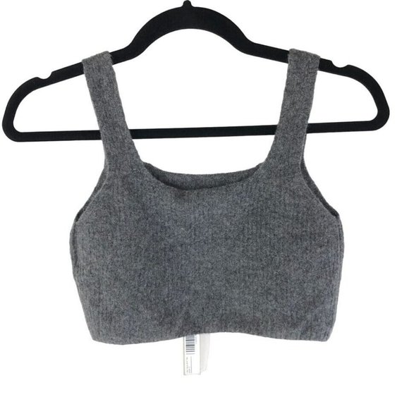 Everlane Heathered Charcoal Yak And Wool Blend The Cozy Stretch Tank Size Medium - Picture 6 of 10